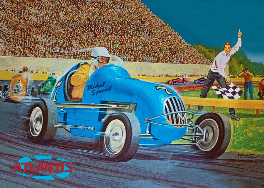 Atlantis 1/20 Scale Midget Racer Plastic Model Kit M110