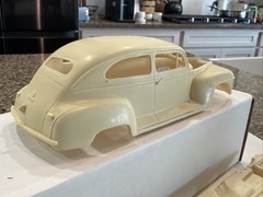 R & R RESIN 1948 PLYMOUTH 2 DOOR SEDAN RESIN KIT! CIRCA 90’s-2000’s! VMCP!