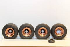 207 1/25 scale resin model car dirt track tires