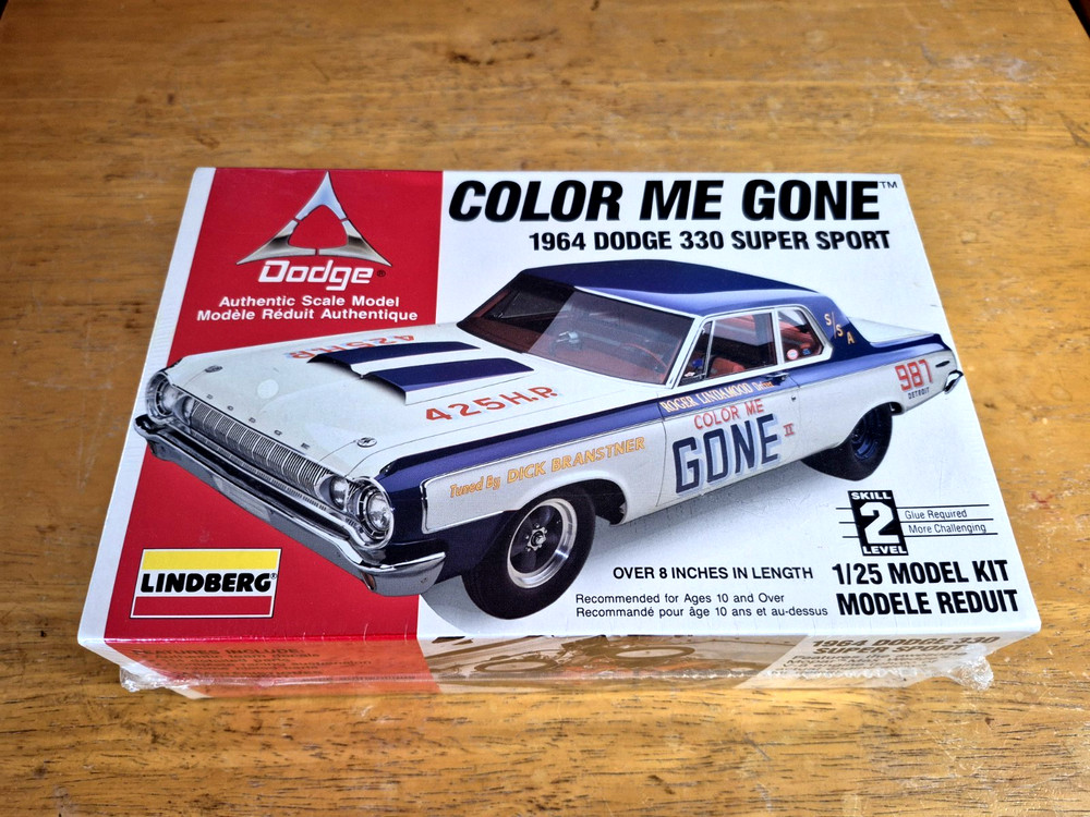 1996 LINDBERG Model COLOR ME GONE 1964 DODGE 330 SUPER SPORT Kit #72156