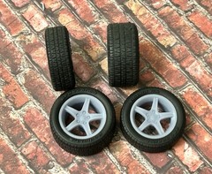 1/24 Scale: 18-inch “‘95 Mustang Cobra R” Resin Wheels For Sports Cars