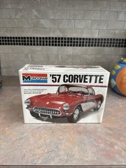 MONOGRAM 1957 CORVETTE 1/24 SCALE MODEL KIT FACTORY SEALED BC3