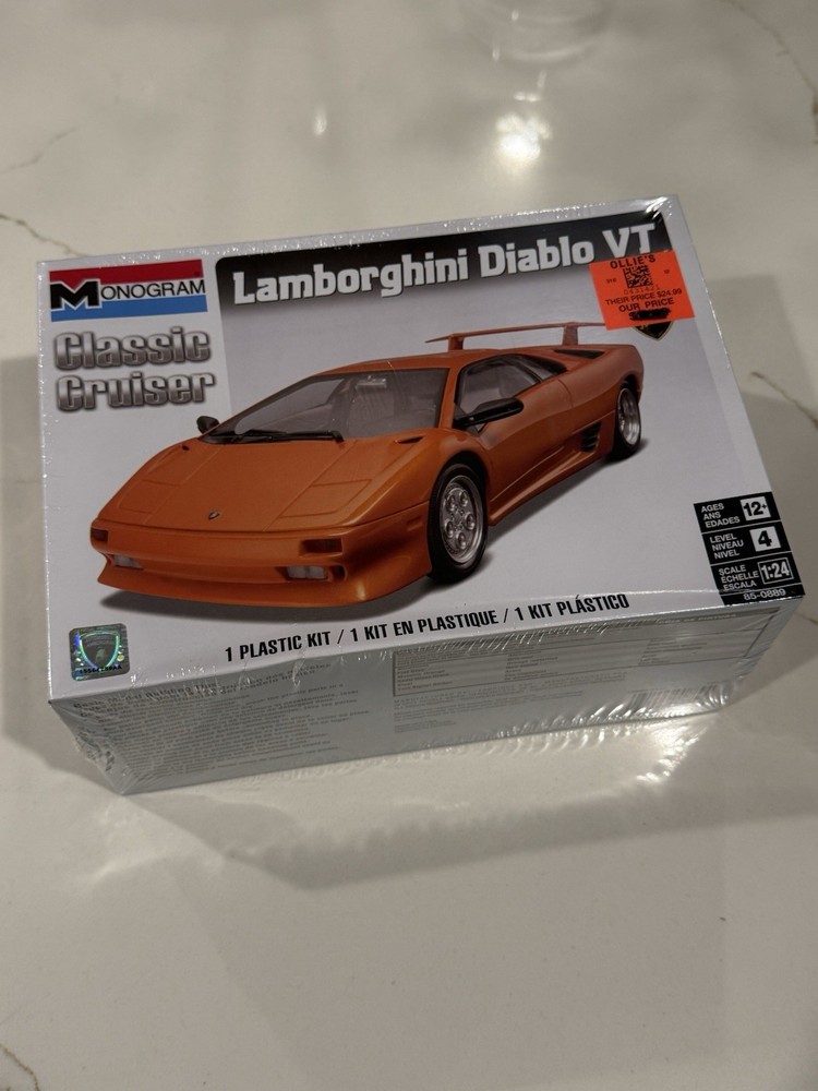 Revell Monogram Lamborghini Diablo VT Classic Cruiser Monogram New Sealed