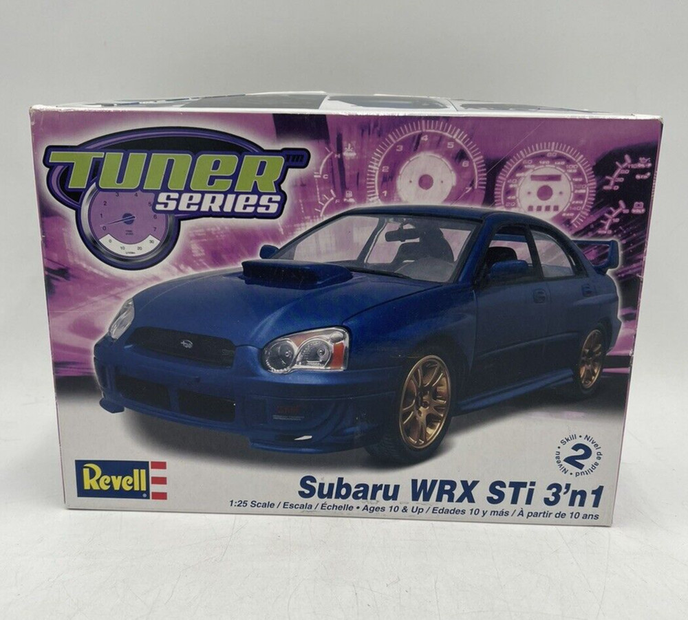 Revell Tuner Series Subaru WRX STi 3’n1 1/25 Scale Plastic Model Kit No. 85-4205