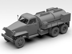 ICM 35492 – Studebaker US6-U5 WWII US Gasoline Tank Truk – 1:35 Scale Model Kit
