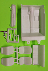 1966 Malibu SS 1/24 Revell Interior Tub Dash Bucket Seats Steering Wheel Model