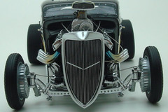 1 Race Car Hot Rod w/Chevy Corvette V8 RARE Dragster 24 55 57 12 1955Built Model