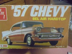 Vintage 1957 Chevy AMT Model Bel Air Hardtop
