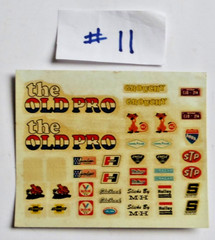 *Pick One* Vintage 1:24/25 Scale Auto Racing Model Kit Decal Sheet *Pick One*