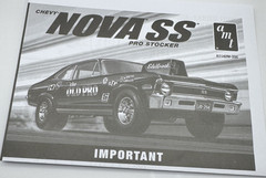 AMT 1142 Chevy Nova SS Pro Stocker Parts Kit Bash Instructions ONLY