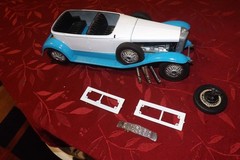 HUBLEY DUESENBERG METAL MODEL KIT TOWN CAR PARTS /REPAIR / HOT ROD 1:18 JUNKYARD
