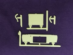 1968 Plymouth Road Runner RADIATOR , HOSES , CRADLE from AMT 1:25 Model Kit 68