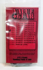 1/72 Sandbag Fronts/Logs For Dragon M4A1 (2 Pack) – Value Gear Resin