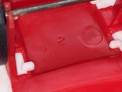 1964 Ford (sort of) Police 2door Hardtop 1/25 GAY TOYS Red/White Plastic Coaster