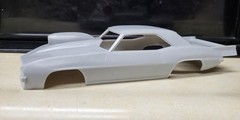 1/24 scale resin 3d printed Outlaw 1969 Camaro drag body model slot car