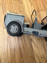 WW#2 GERMAN COMMAND CAR HORCH Kfz.15 Plastic Toy, LENGTH 9.5″ INCHES Collectible