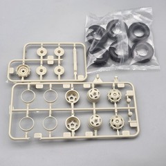 Moebius 1/25 1970 Ford F-350 Parts Kitbash Ramptruck Dually Wheels Tires