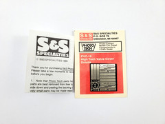 S&S Specialties 1/24 Scale Photo-Etched High Tech Valve Cover Details PVC-16