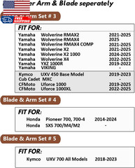 170 Degree Wiper Motor Kit Universal Type for Various UTV Fits Polaris RZR Range