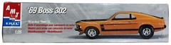 AMT/Ertl’69 Boss 302 Pre-Painted Metal Body 1998 1:25 Model Kit NEW Ford Mustang