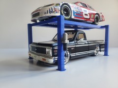 4 Post Lift For 1/24 Scale Garage Mini Display RC Double Stack Car Storage