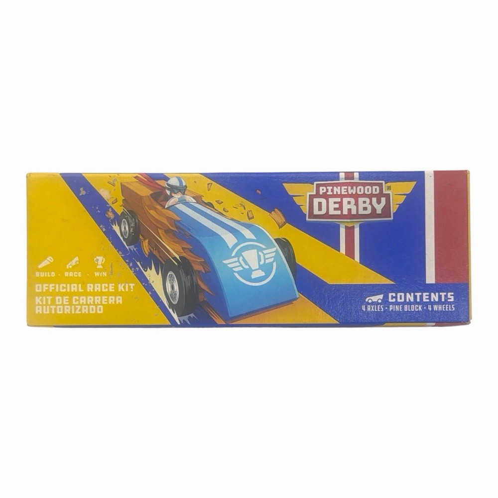 Pinewood Derby – Official Boy Scouts Pinewood Derby Car Kit (New-Sealed)