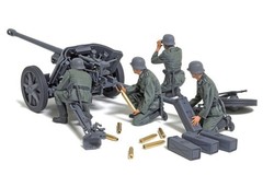Tamiya 35392 1/35 Scale Military Model Kit WWII German 5cm Anti-Tank Gun Pak.38