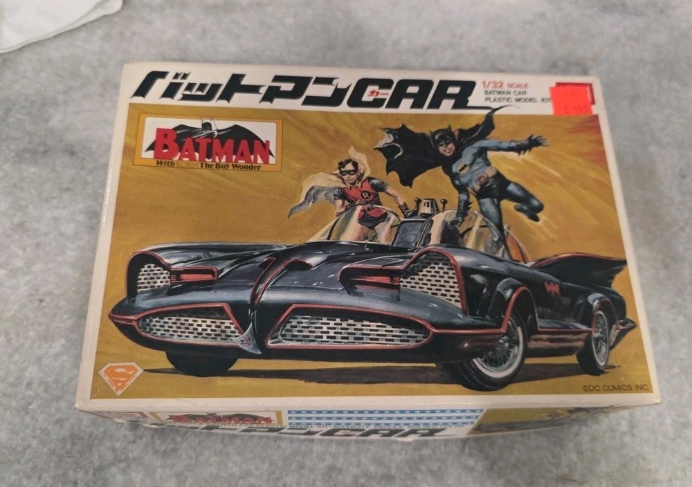 Complete Batman Car Japanese with Robin the Boy Wonder by IMAI in 1/32 scale