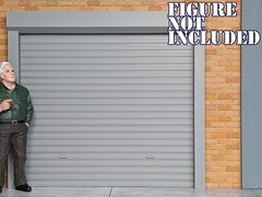 1/18 Scale Rolling Shutter Door – For car garage diorama or 3.75″ action figure