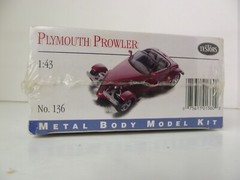 Model Testors Plymouth Prowler 1:43 Scale Metal Kit Sealed Box 1998 Skill Lvl 2