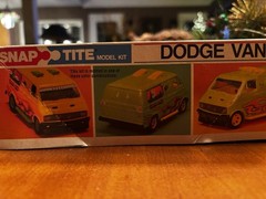 1975 Monogram Snap-Tite Snaptight Dodge Van “Vanana Split” with Advertisement