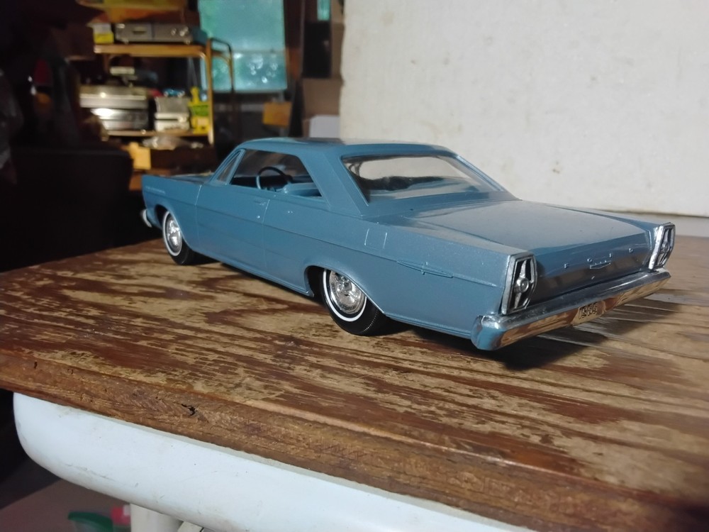 1965 Ford Galaxie 500 XL METALLIC BLUE PROMO Model Car