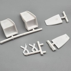 AMT 1/25 1971 71 Ford Mustang Mach 1 Parts Kitbash Interior Seats Seatbelts