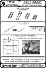 Master AM32078 1/32 F6F Hellcat – Early Armament (w/Drilled Cooling Jackets)