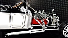 1:18 Race Car Corvette Engine in Dragster 24 Built Model 12 55 1955 57 1957 1963