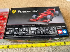 Tamiya Ferrari F60 Formula 1 Racecar, 1/20 Model Kit. NOS/New!