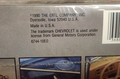 AMT 1937 Chevy Cabriolet ’90 Issue Factory Sealed Kit # 6744 Stock / Vintage Rod