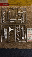HUBLEY 1960 FORD COUNTRY SEDAN 4-WAY PLASTIC MODEL KIT UNBUILT NMIB 154K-170