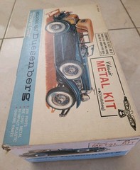 Vintage Hubley SJ Duesenberg Town Car Classic Metal Model Car Kit