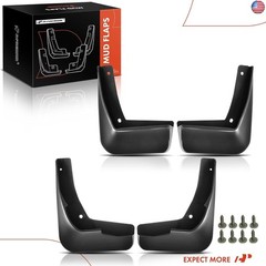 A-Premium Set of 4PCS Mud Flaps Splash Guards Mudguards Mudflaps with Hardware