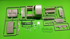 1972 Ford F-350 4×4 Tow Truck Wrecker Moebius 1/25 Cab Glass Hood Grill Interior