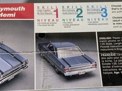 Vintage 1/25 REVELL ’67 PLYMOUTH GTX HEMI No. 7359 NOS FACTORY SEALED 1994
