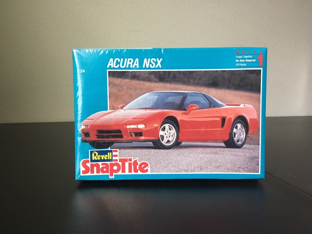 RARE RARE 🌟Revell SnapTite Acura NSX 1:24 6268 NEW Sealed Plastic Model