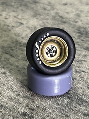 1/24 Resin 3d Printed NASCAR Style Wheel Set For Scale Modeling