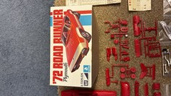RARE MPC 1/25 ’72 PLYMOUTH ROAD RUNNER ANNUAL MODEL KIT UNBUILT 1-7225-225 READ