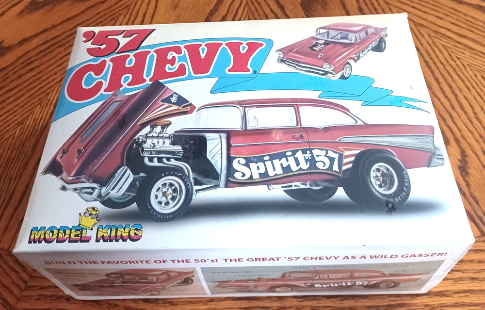 2019 Model King 1:25 1957 Chevy Flip Nose “Spirit of 57” Model Car Kit