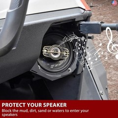 Under Dash Speaker Pods for RZR PRO XP 20-24, Dashboard Speaker Enclosure