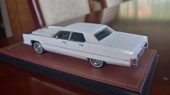 VERY RARE 1/43 GLM Stamp 1973 Lincoln Continental Town Car White w/Vinyl Top
