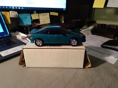 AMT ERTL 1991 GEO STORM GSI TEAL BLUE METALLIC DEALER PROMO CAR 1:25 #6963 NIB