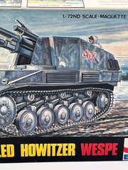 ESCI 8004 Sd.Kfz.124 Wespe German Self-Propelled Howitzer WWII 1:72 Model Kit